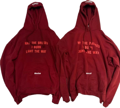 VETEMENTS "May the bridges I burn light the way" Hoodie