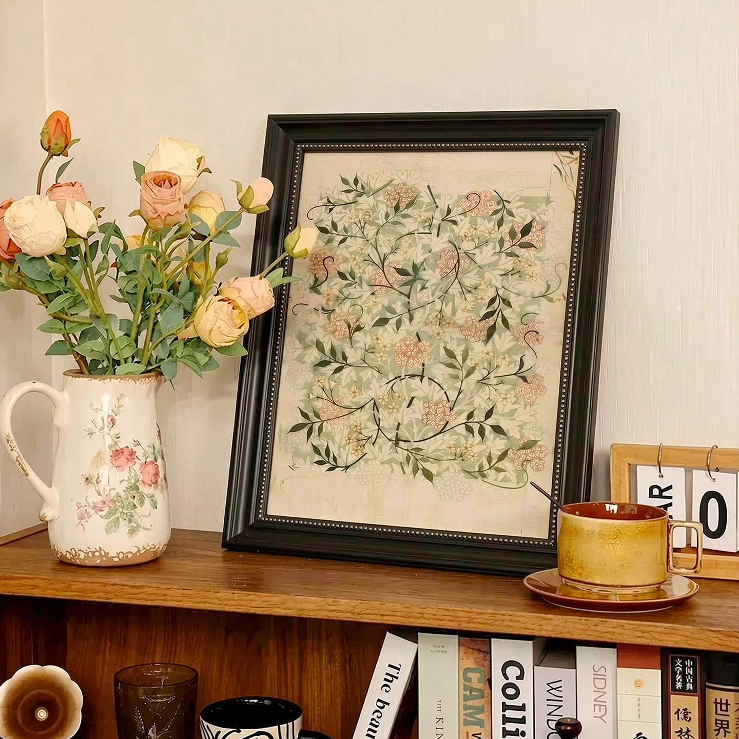 法式中古玄关油画|《花间序》欧油画