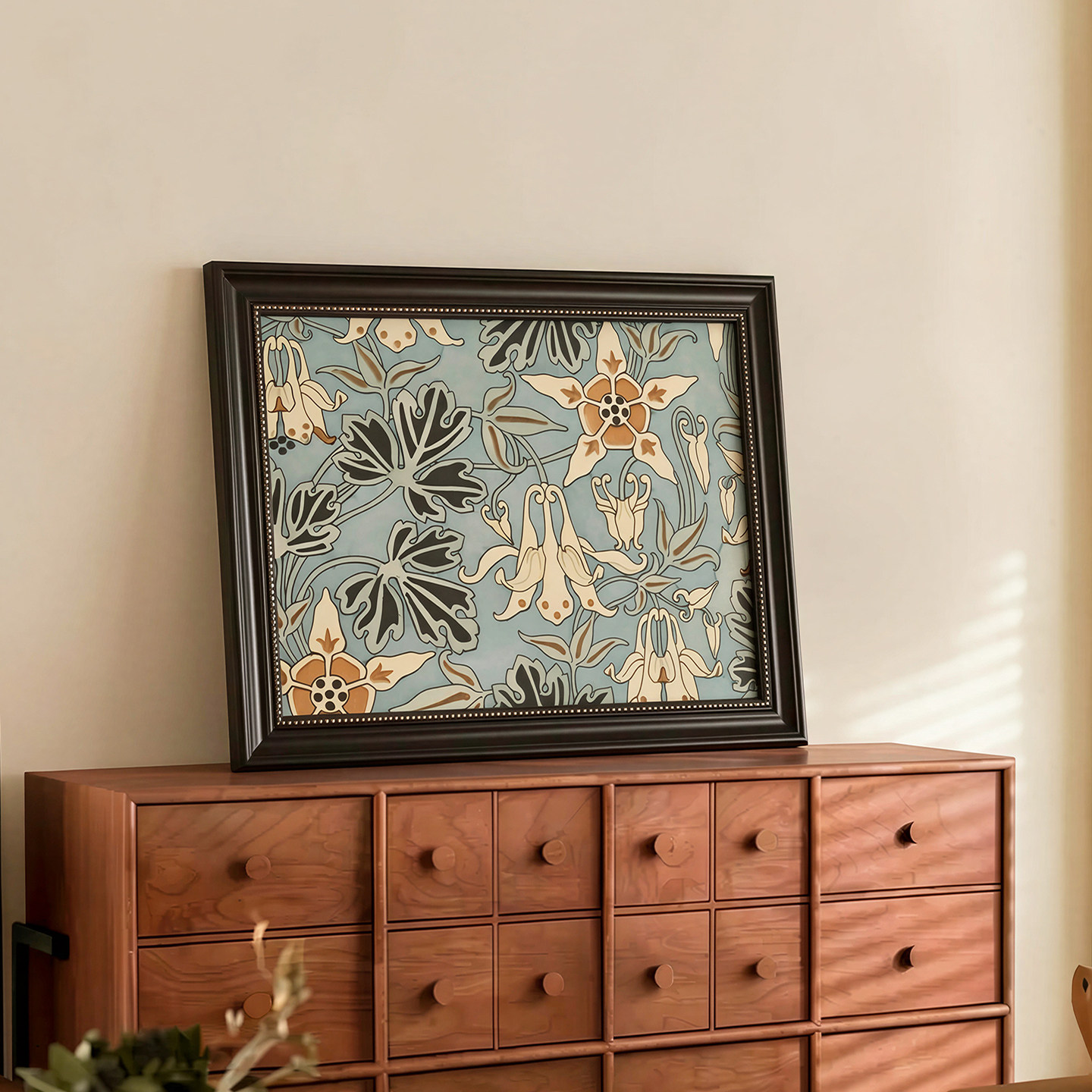 法式中古玄关油画|《花间序》