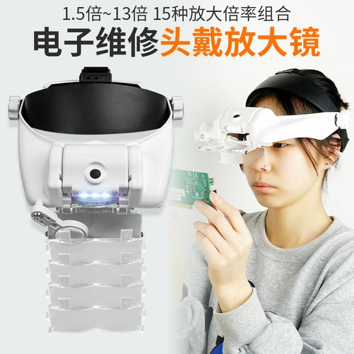 头戴维修阅读鉴定多功能叠加镜片