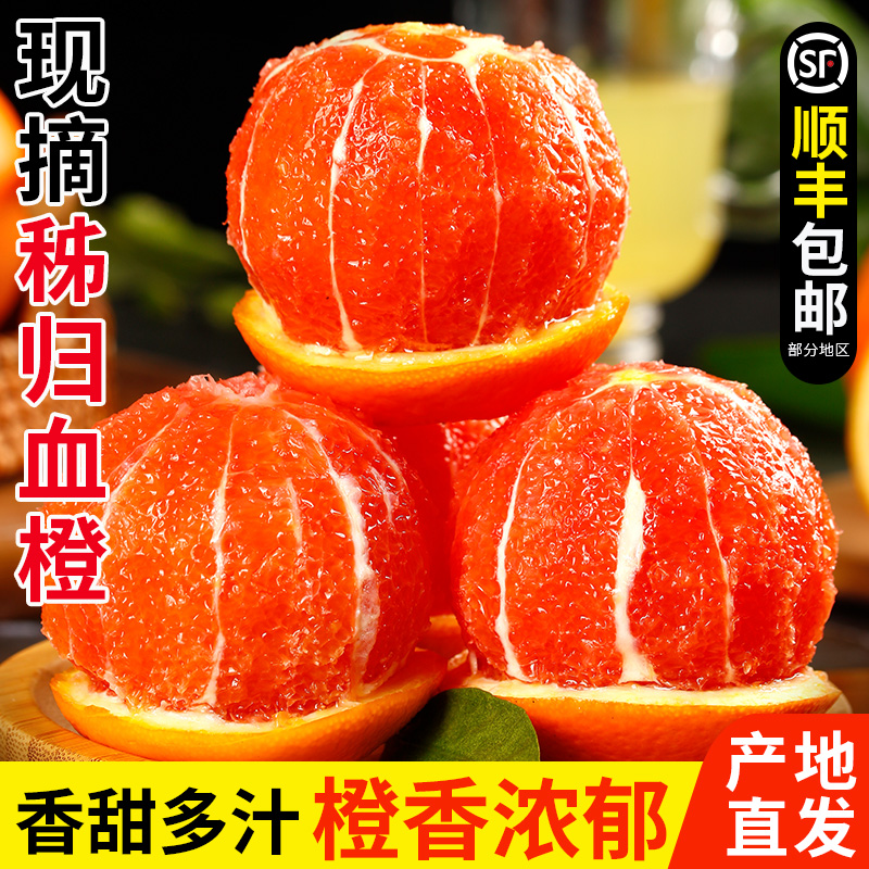 秭归中华红血橙新鲜顺丰包邮