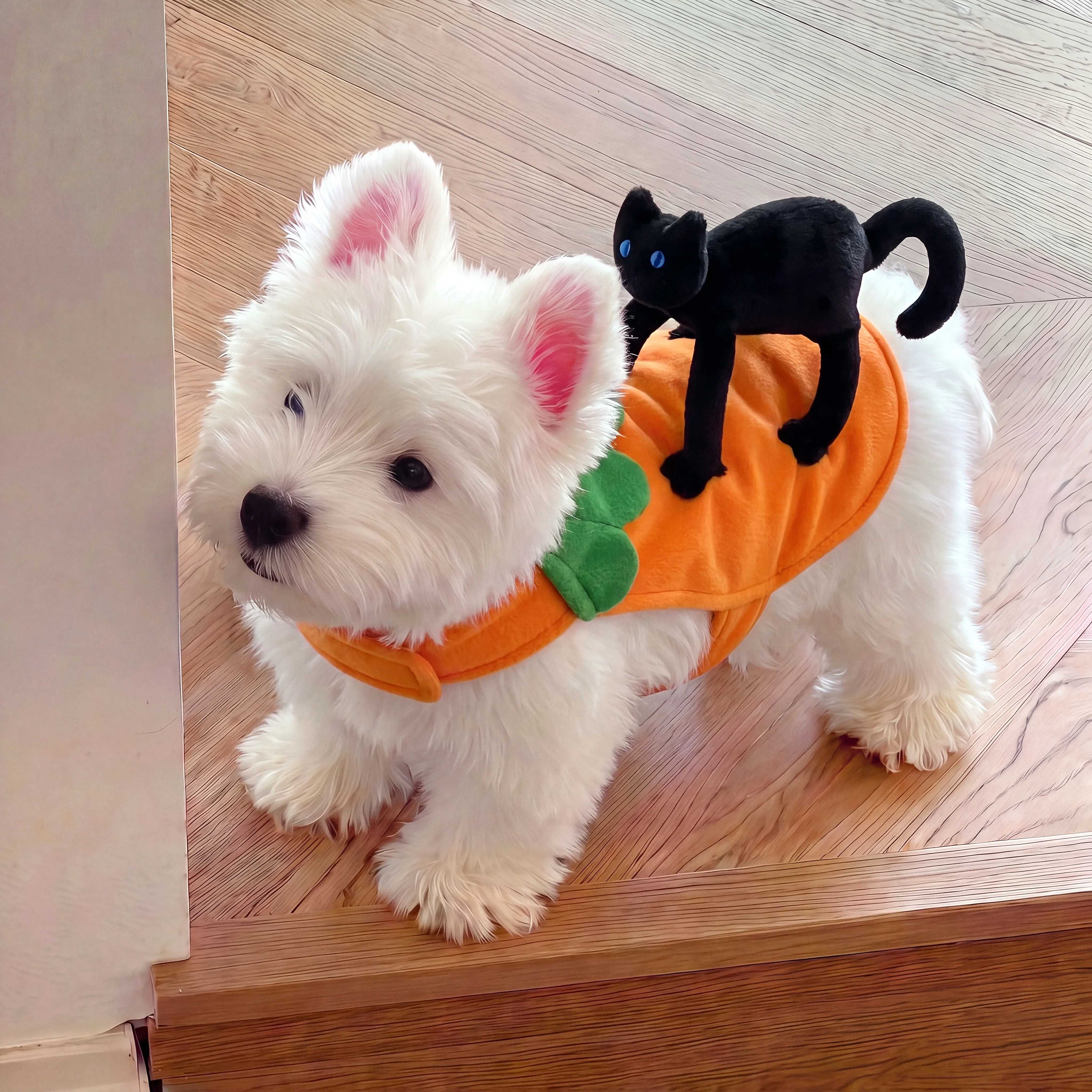 宠物狗狗万圣节黑猫造型衣服泰迪
