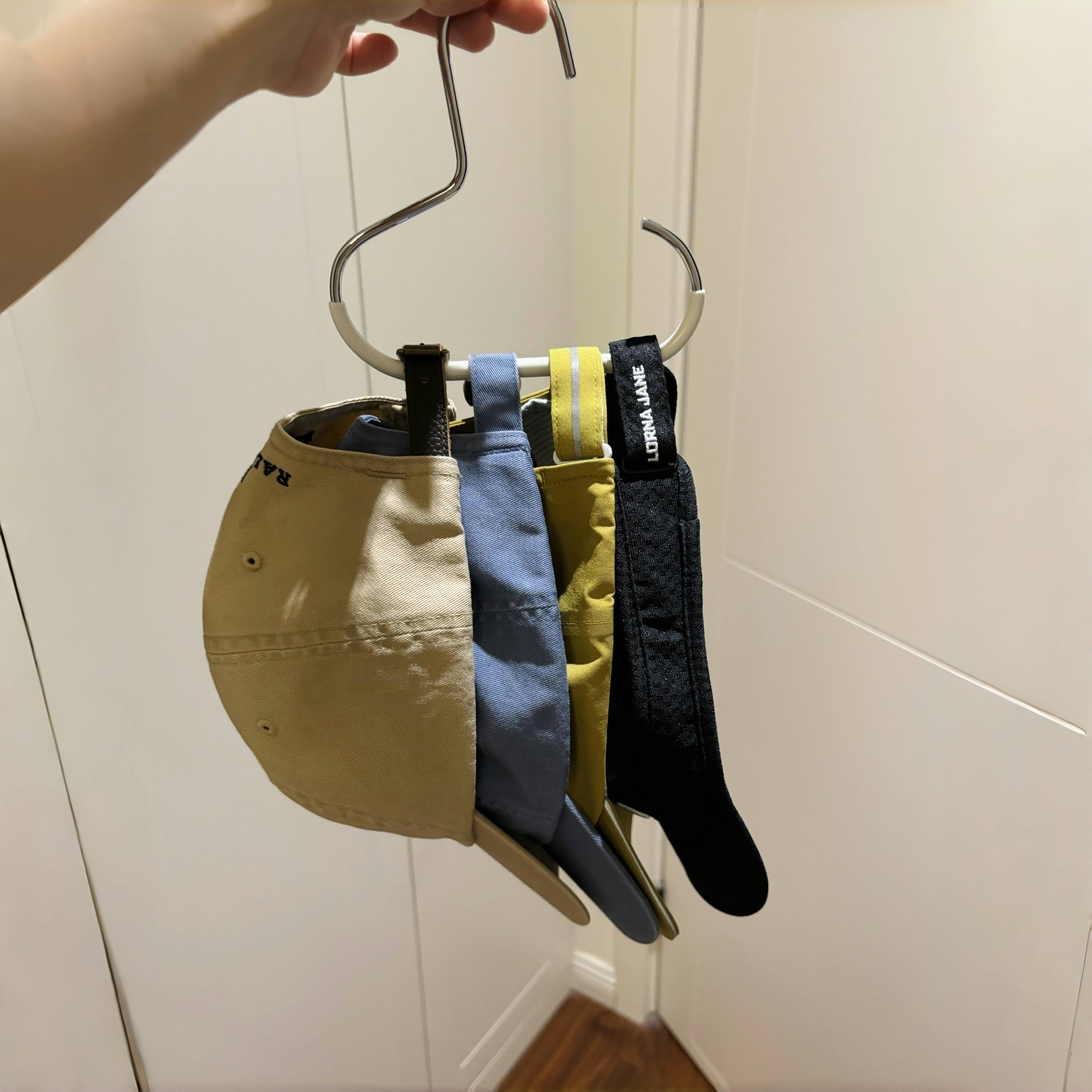 帽子收纳挂钩衣柜家用帽子架挂吊带衣架展示架子多功能挂帽子神器