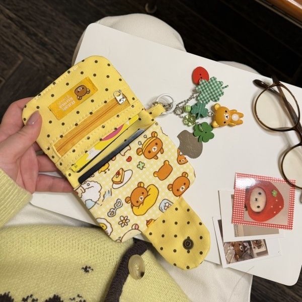 ins风可爱小清新轻松熊卡通学生