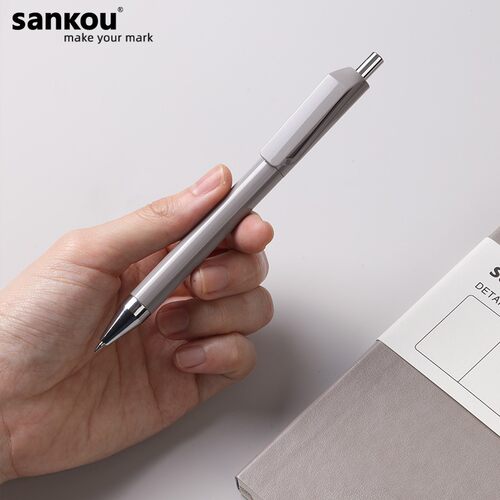 sankou按动圆珠笔顺滑防水