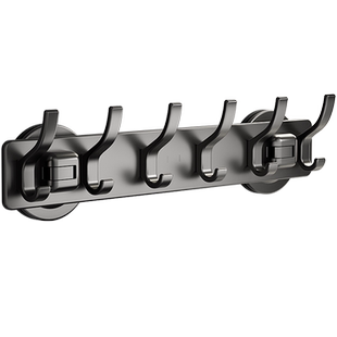 强力吸盘挂钩一排入户门挂衣钩高级进门玄关免打孔挂衣架墙上壁挂