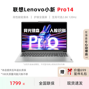 Ultra5超能轻薄笔记本电脑2K高清办公设计 小新Pro14 Lenovo 联想