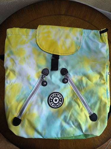 Kipling凯普林通勤旅行双肩背包扎染KPKI7094X951