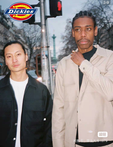 Dickies Dickies 德州灵感系列 休闲长袖衬衫外套DK012436CH1/BLK