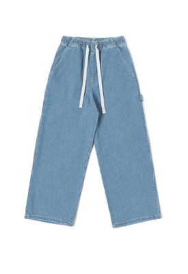 Dickies 纯色系带直筒休闲裤 女款 DK011607