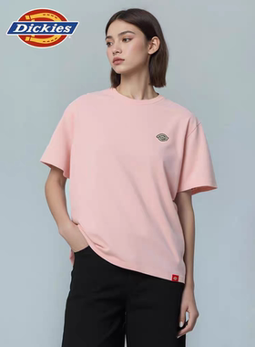 Dickies 经典刺绣徽章LOGO休闲百搭短袖T恤 男女同款DK0A889I
