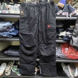 DK0A87DVBLK 多口袋棉质宽松直筒休闲裤 Dickies FW24