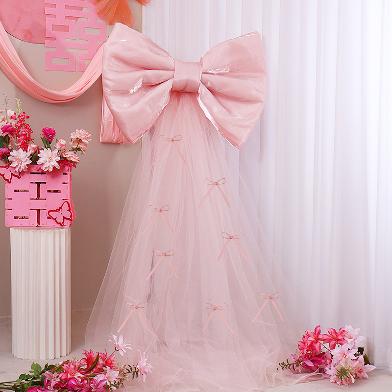 婚房布置超大蝴蝶结装饰