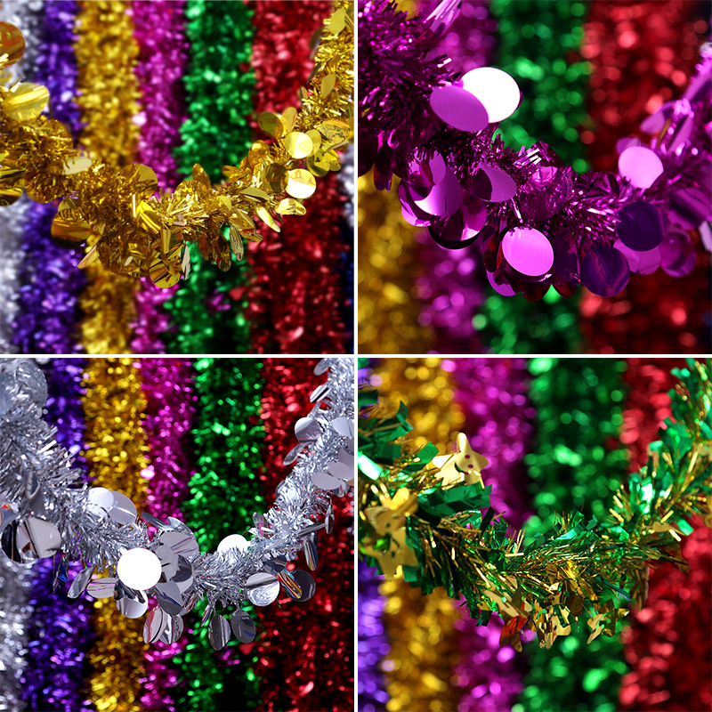 佰聚鑫彩条彩带圣诞装饰元旦新年