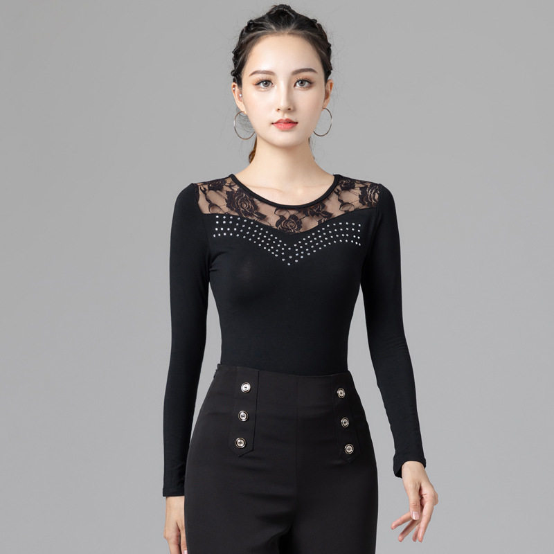 拉丁舞服装女成人新款莫代尔
