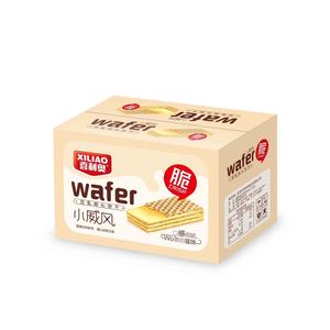 威化饼干豆乳酸奶香味老式怀旧早餐充饥夜宵零食品小包装整箱