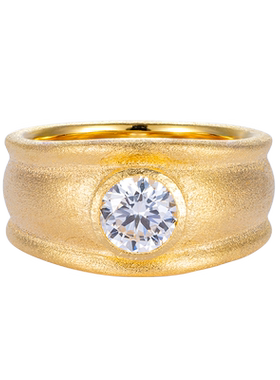 JCJ时装珠宝女锆石简约戒指