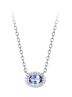 jcj时装珠宝简约椭圆形项链