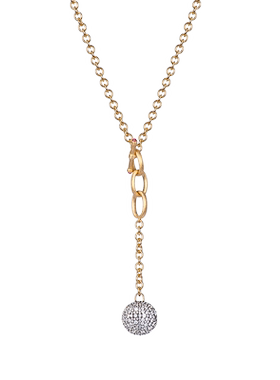 jcj时装珠宝迪斯科球长项链