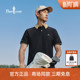 男休闲T恤凉感撞色翻领短袖 比音勒芬2026春夏新款 POLO衫 冰爽T