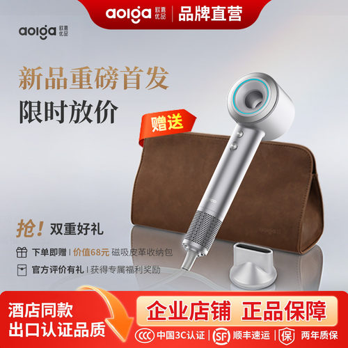Aolga 欧嘉优品高速吹风机大风力等离子护发低噪大功率吹风筒DF31