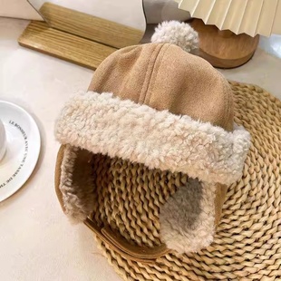 防寒保暖帽子儿童防冻护耳防寒女款套头帽2025雷锋新款冬加厚帽子