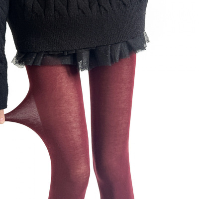 秋冬高透棉质麻棕色高级感薄透平板连裤袜百搭显瘦打底裤透肉春秋