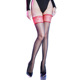 超薄油亮极光长筒丝袜女性感纯欲蝴蝶蕾丝花边带硅胶防滑情趣丝袜
