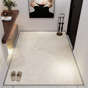 入户门地垫2025新款 进门地毯防滑耐脏可裁剪脚垫家用玄关垫子 日式