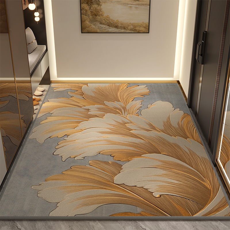 地垫入户门进门地毯门口家用门垫防滑客厅轻奢高级玄关脚垫可裁剪