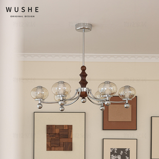 法式中古风客厅吊灯复古大厅高级感轻奢艺术设计师vintage卧室灯