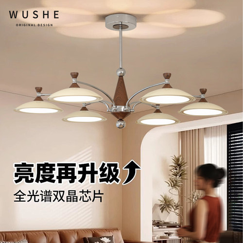 法式中古风客厅吊灯2025新款