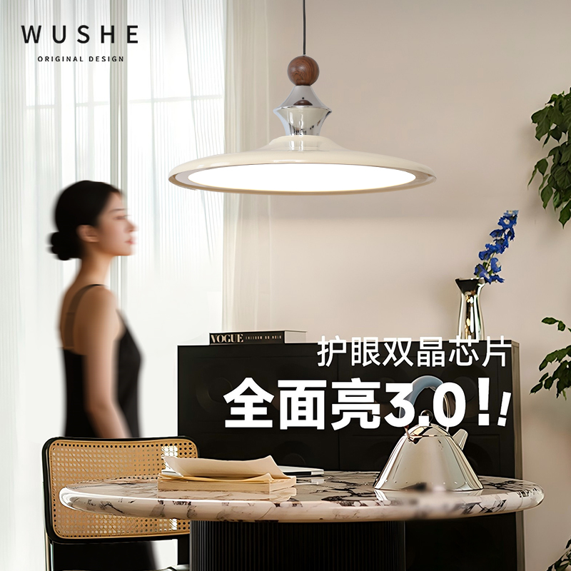 法式中古风餐厅吊灯2025新款