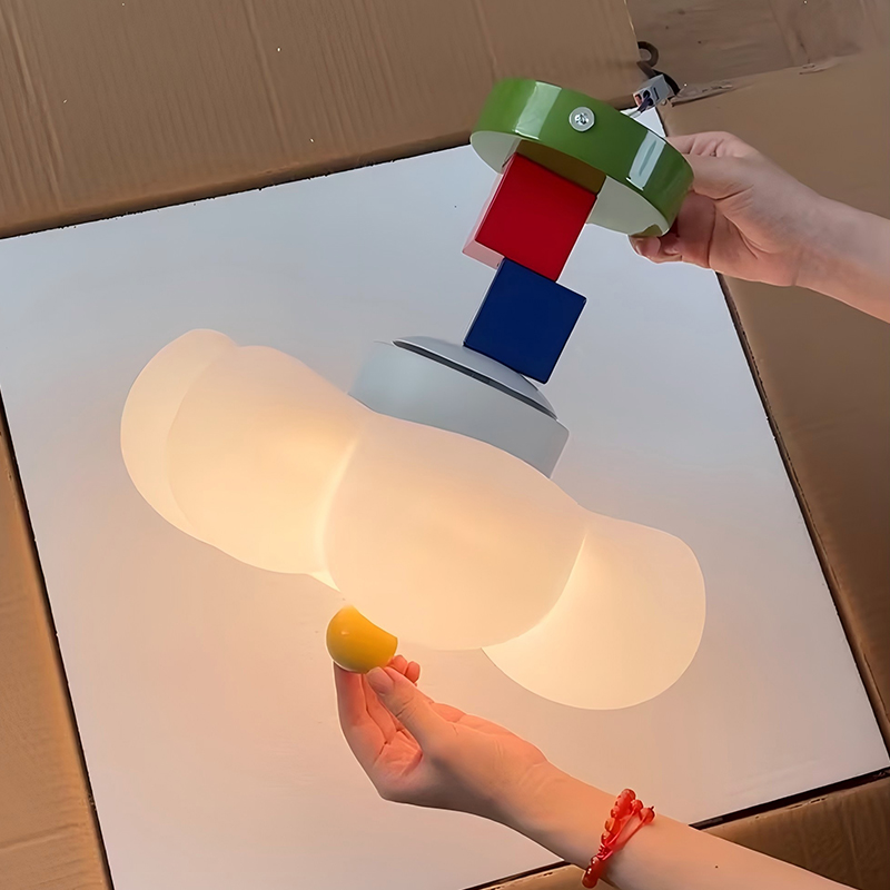 奶油风法式复古儿童卧室吸顶灯