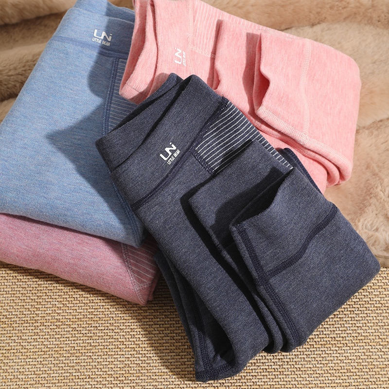 儿童德绒保暖裤加绒加厚男女宝宝内穿羊毛棉裤冬季中大童打底秋裤