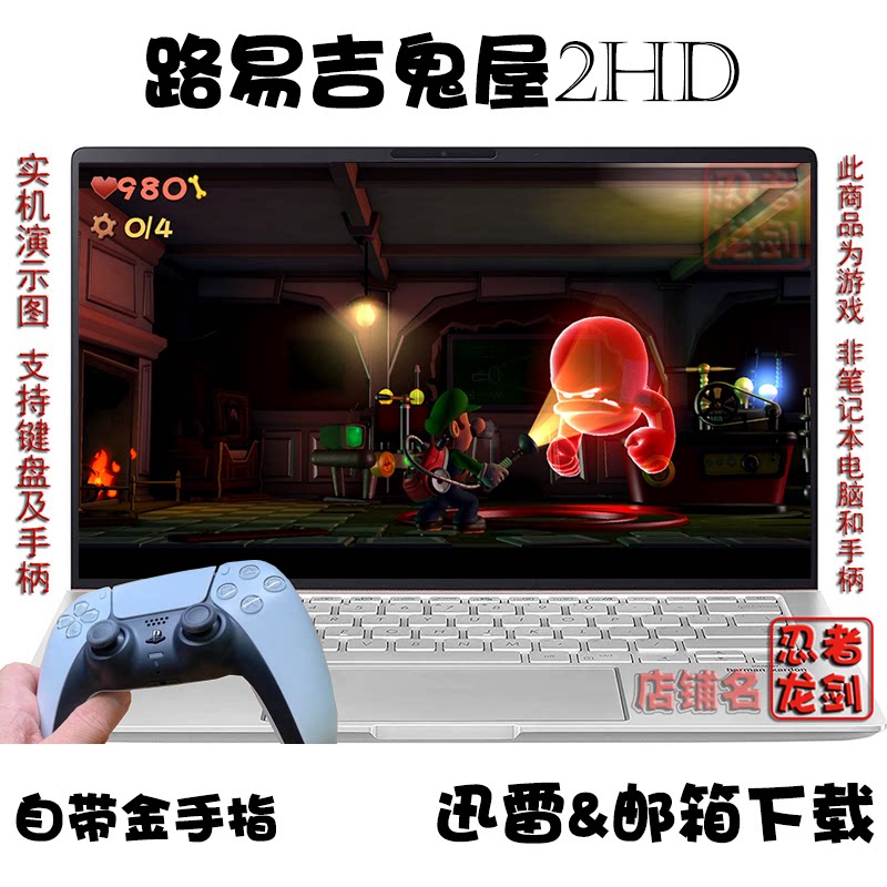 NS路易吉鬼屋2HD PC电脑掌机单机游戏夸克盘下载