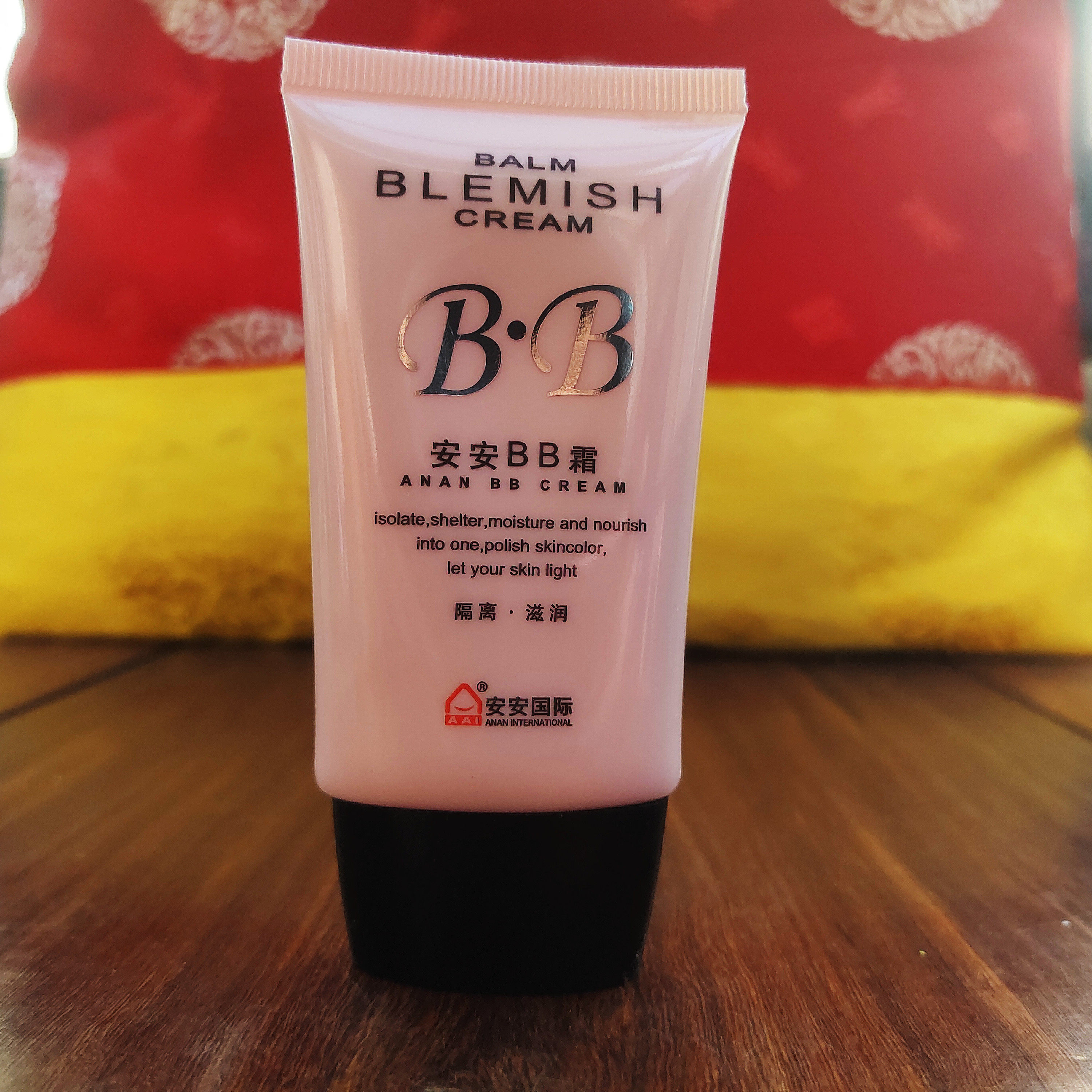 国货护肤品 安安BB霜38g 隔离粉底裸妆 遮瑕强保湿控油滋润