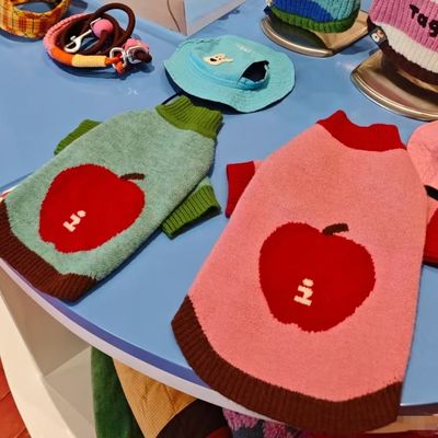 猫咪宠物中小型狗狗衣服泰迪比熊柯基秋冬装雪纳瑞法斗博美毛衣