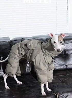 新品中型犬灵提惠比特高领棉衣宠物狗狗秋冬衣服保暖防风生态棉服