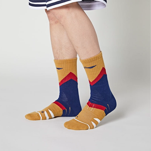 李宁篮球袜江苏南京同曦大圣队男子中筒篮球运动袜子AWLQ213