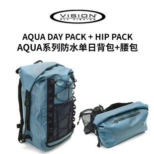Vision防水包双肩35L大容量腰包6L容量全防水黑科技防水拉链气密