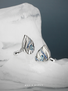 衬衫 扣全新18k金镶嵌水晶法式 扣 水袖 MavinMarvy原创五行相生系列