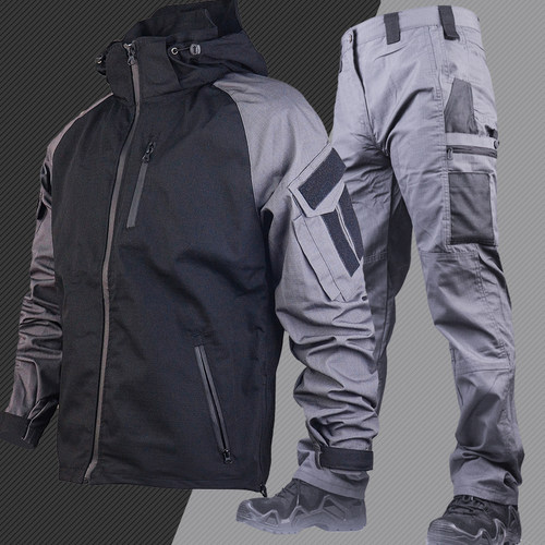 春秋户外战术外套蛙服套装男