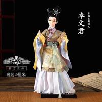 擺件中國(guó)唐人手工藝品人物娃娃絹坊出國(guó)特色娃娃風(fēng)京劇人戲曲禮物