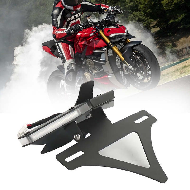 杜卡迪v2街霸v4/v4s短尾车牌架