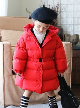 宝宝羽绒服中长款2024冬季新款女童羽绒服中小儿童装1-3-6岁23112