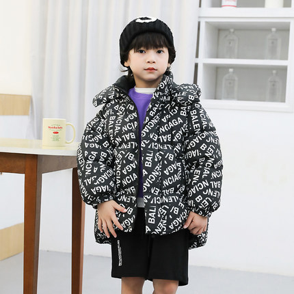男童羽绒服中长款2024冬季新款童装小中大童90绒儿童羽绒服23850