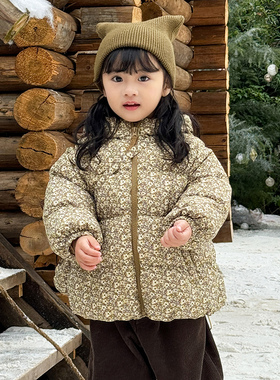 宝宝羽绒服短款加厚女童羽绒服中小童2025冬季新款90绒外套C4109
