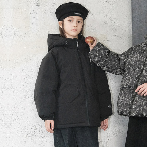 男童羽绒服中大童2025冬季新款儿童羽绒服加厚90绒亲子外套H4967