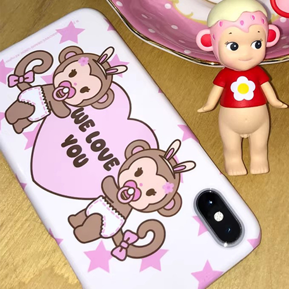 小众ins奶嘴小猴子17手机壳iPhone17pro max适用12苹果16promax软11女黑色X软壳15小众13男女14保护套